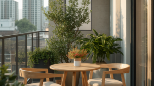 Apartamento com área externa